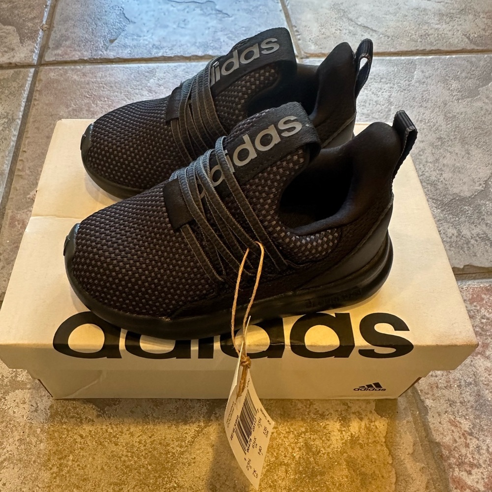 Adidas Triple Black Mesh Sneakers